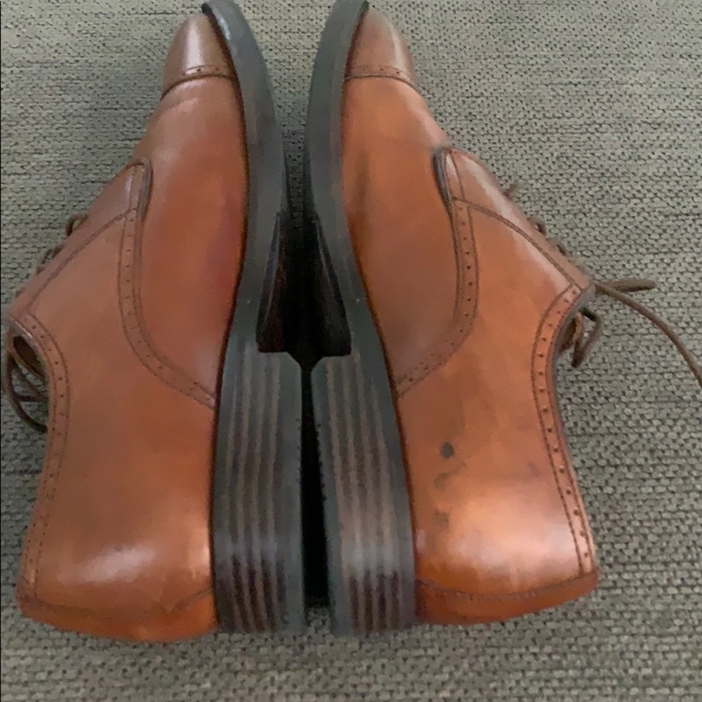 Johnston & Murphy Brown Leather Oxford Shoes 10.5 - Picture 5 of 8